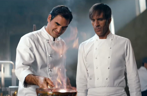 Barilla Serves Roger Federer a Cooking Challenge in ‘Masters of Pasta’