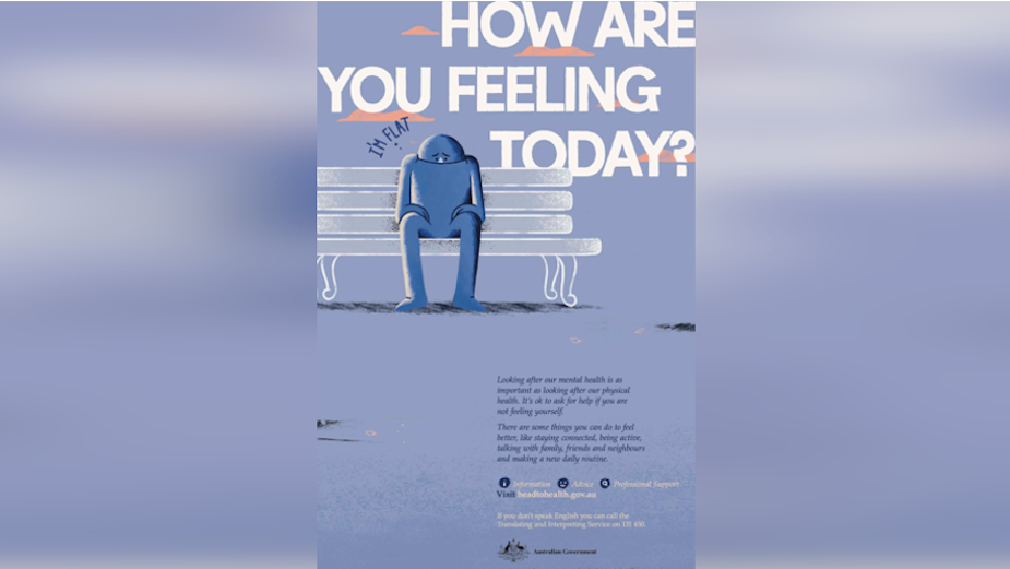 Australia's New Covid-19 Mental Health Campaign Asks 'How's Your Head Today?'