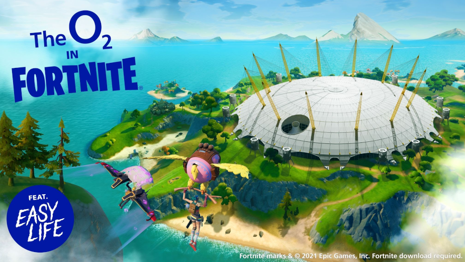 O2 Launches World's First Real Life Super Venue in Fortnite Creative 