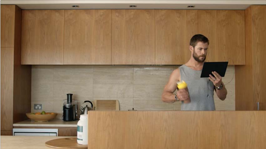 Chris Hemsworth Stars in Latest Foxtel 'Make It Yours' Campaign via Whybin\TBWA, Sydney