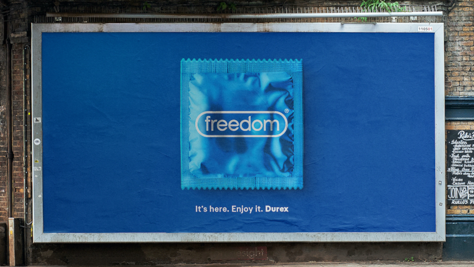 Durex Marks the End of Covid Restrictions with ‘Freedom’ Billboards