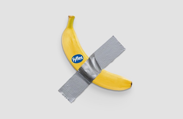 Anyone Can Create High Art with A Fyffes Duct-Taped Banana 