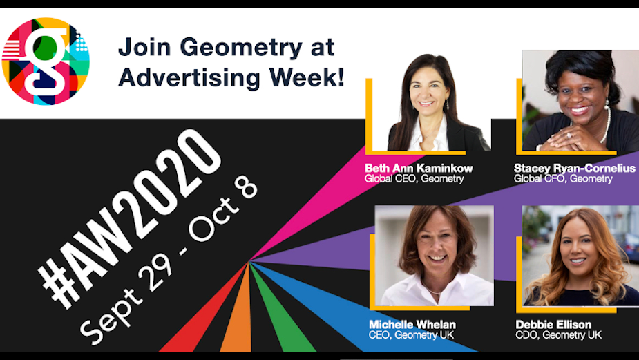 Geometry Takes Advertising Week 2020 with Event Lineup Announcement
