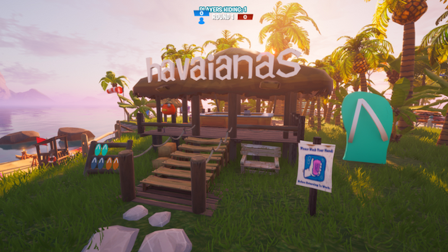 Cheil Creates Summer Island for Drop for Havaianas x Fortnite Special Edition