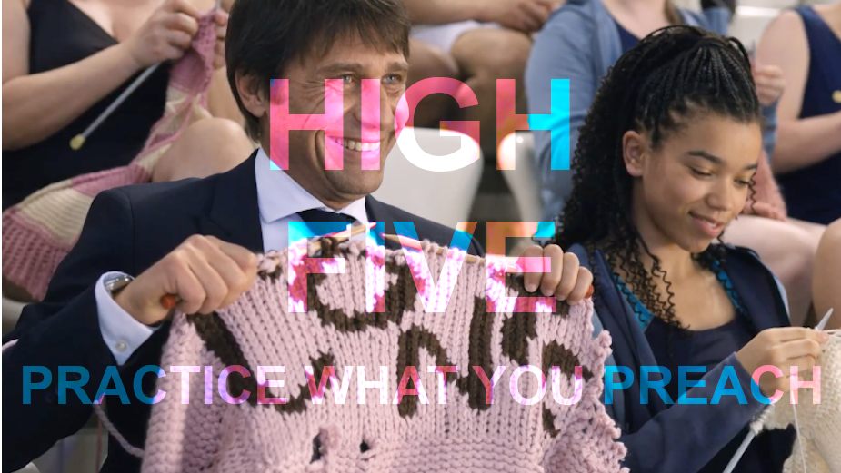 High Five: Practice What You Preach