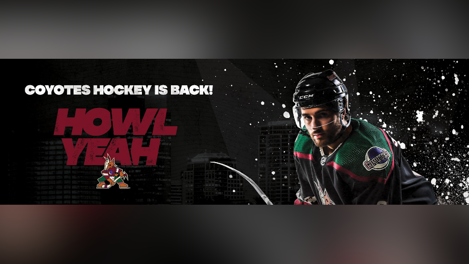 Arizona Coyotes Shout Howl Yeah! with Edgy Branding from 9thWonder