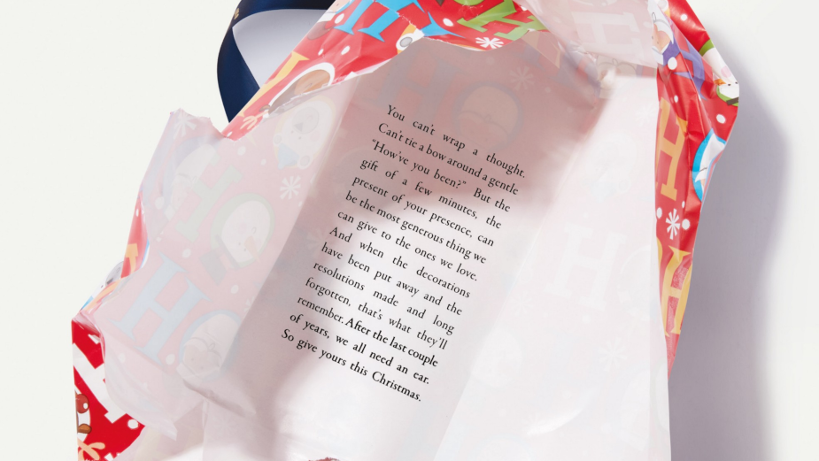ITV Fills Wrapping Paper to Encourage the Gift of Listening this Christmas 