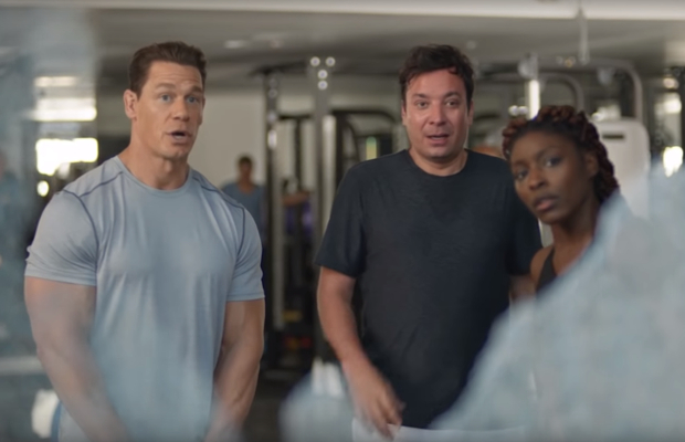 Jimmy Fallon Works Out with John Cena in Michelob ULTRA Big Game Spot