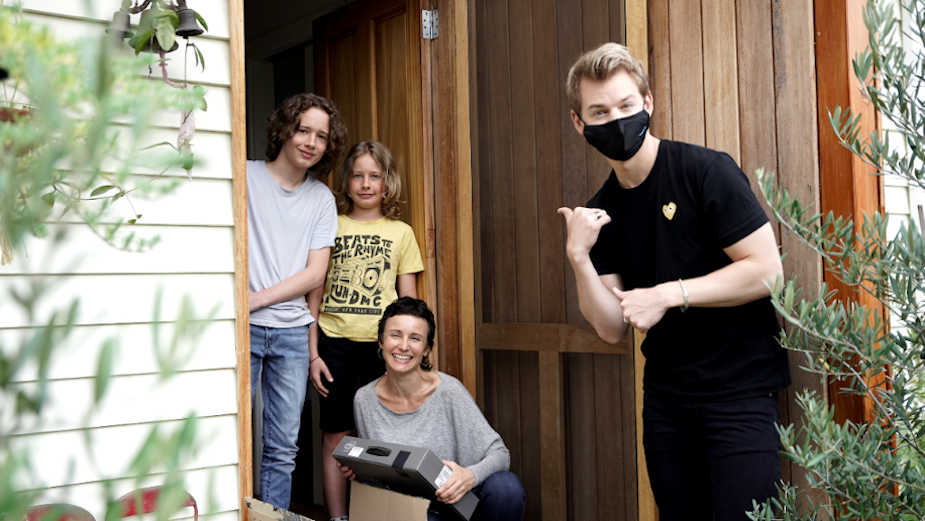 Amazon Aus and Joel Creasey Surprise Five Resilient Recipients for Random Acts of Kindness Day