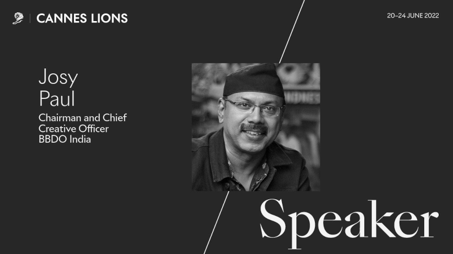 Josy Paul to Host Talk on Why People are Looking for Meaning, Not Brands at Cannes Lions