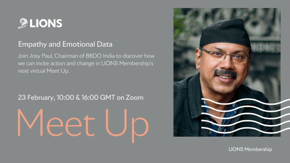 BBDO India's Josy Paul to Host Second Cannes Lions Community 'Meet Up'
