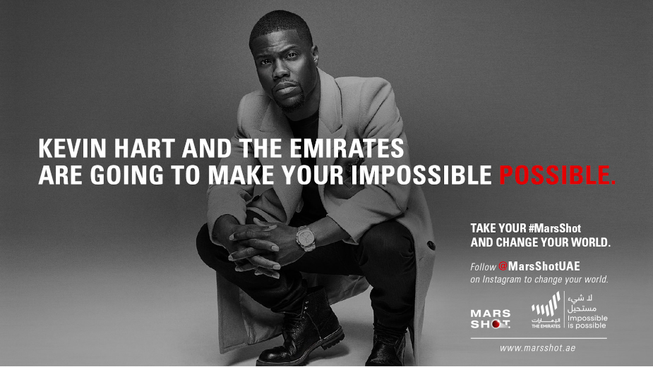 The Emirates and Kevin Hart Pledge to Make Big Dreams Come True in Generous Campaign