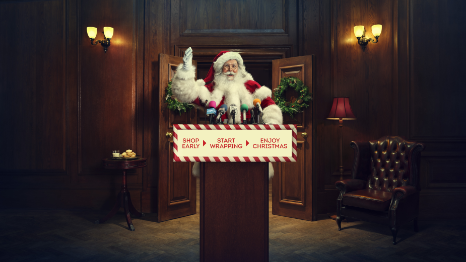 Santa Has an Urgent Message for the British Public in Tongue-in-Cheek Campaign