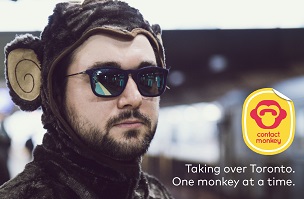 Cheeky Office Worker Pulls Pranks in the Concrete Jungle for ContactMonkey