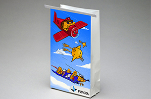 LP/AD Reinvents FlyGTA Airlines Air Sickness Bags