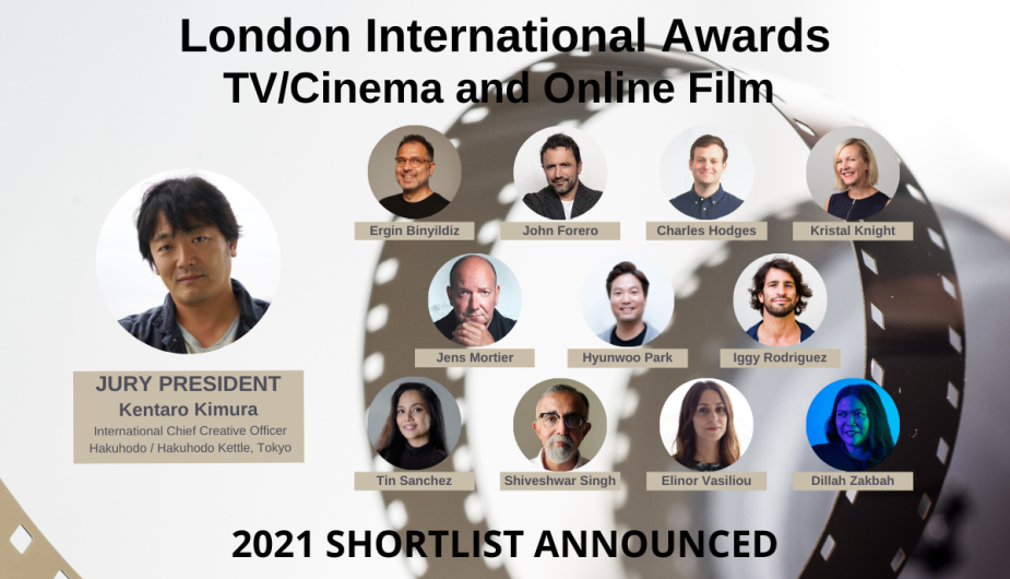 London International Awards 2021 TV/Cinema and Online Film Shortlists Revealed