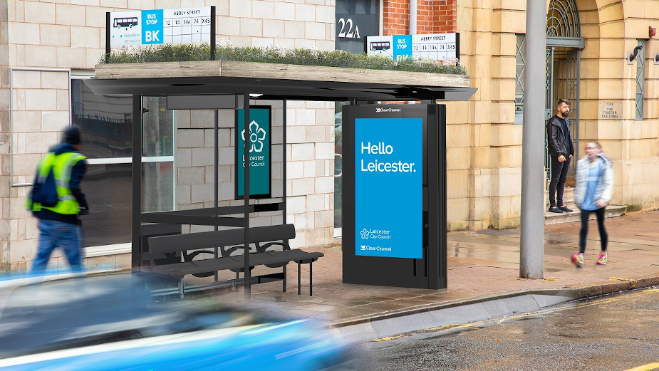 Leicester’s Bus Shelters Go Green Thanks to Clear Channel Partnership 