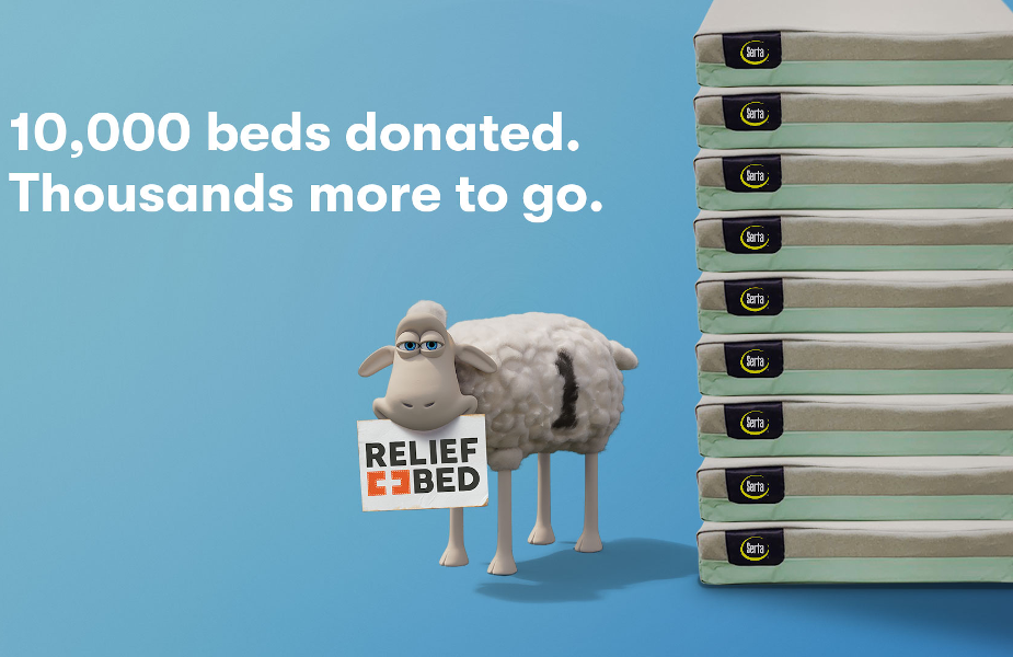 Stay Home and Send Beds Across America with Serta Simmons 