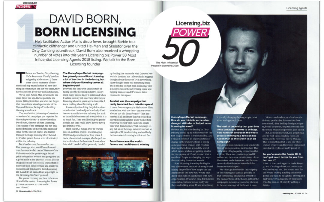 Born Licensing’s David Born Featured in Licensing.biz Power 50