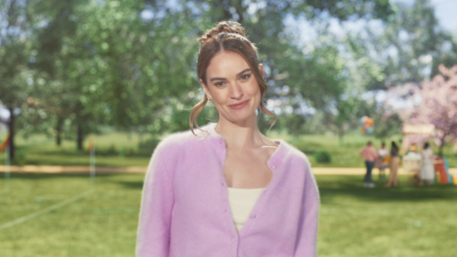 Lily James Keeps the Data Rolling for Latest Sky Mobile Spot