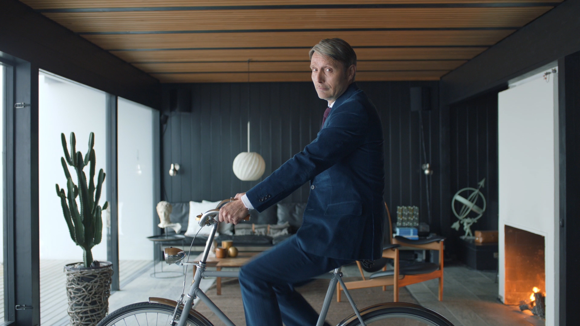 Mads Mikkelsen Considers the Commute in Carlsberg Campaign