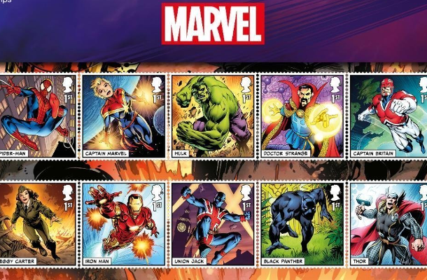 Royal Mail Hulk Smashes into Marvel’s 80th Anniversary with Super Stamp Collection