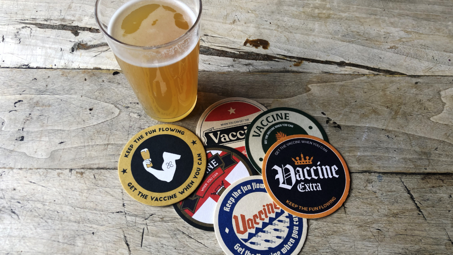 BeerVax Beer Mats Encourage Pub Goers to Get Jabbed