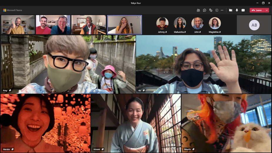 Microsoft Teams Brings Tokyo Home with Personal Online Tour Guides 