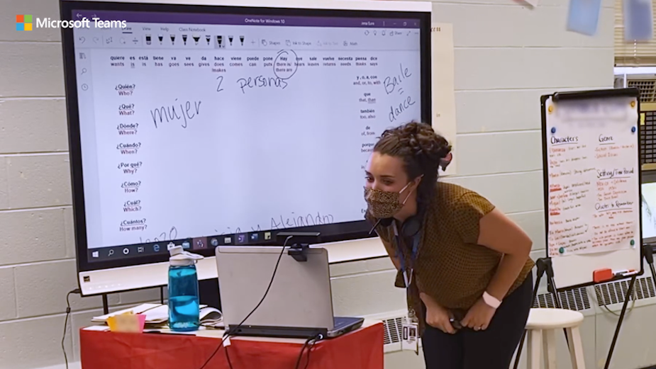 Microsoft Celebrates Teachers Making a Difference during Covid-19 with Latest Teams Ad