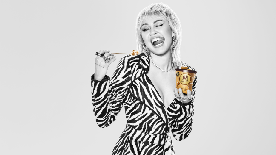 Miley Cyrus Sheds Some Layers for Virtual Concert Campaign from Magnum