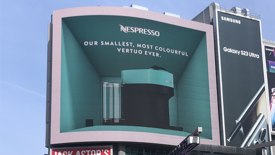 Nespresso Launches its Most Compact Machine on the Biggest Screen in Canada 