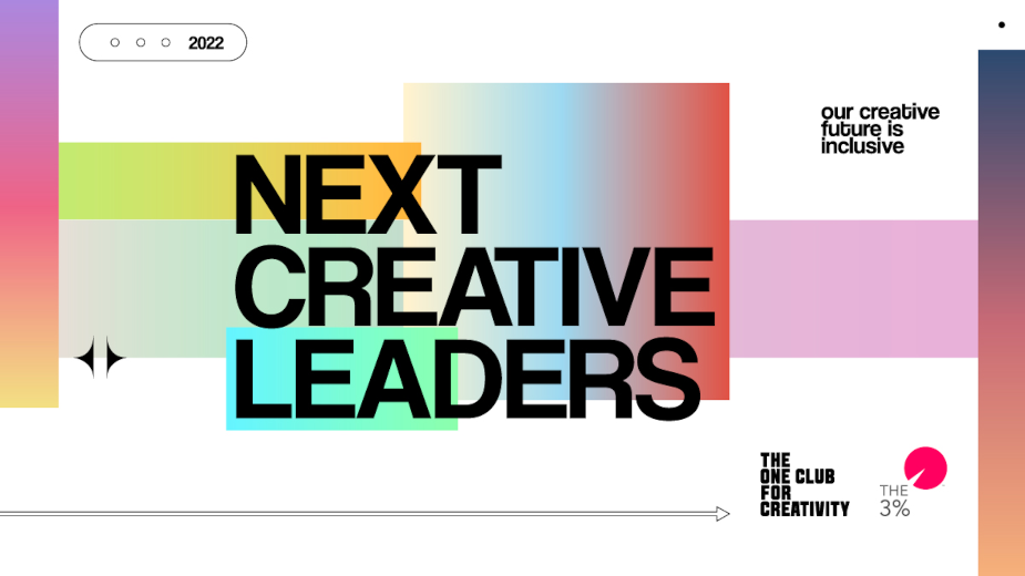 The One Club and the 3% Movement Open Free Call for Global Next Creative Leaders 2022