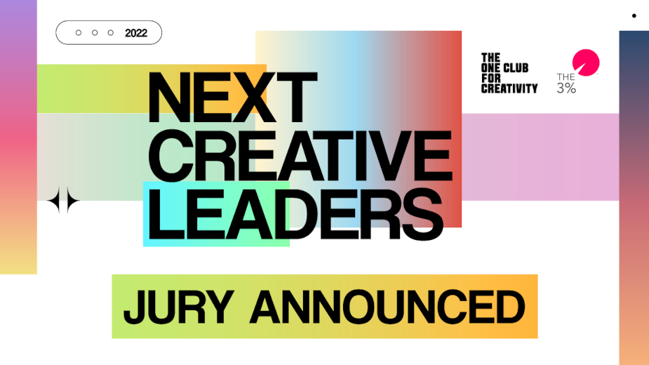 The One Club and 3% Movement Name Initial Jury for Next Creative Leaders 2022