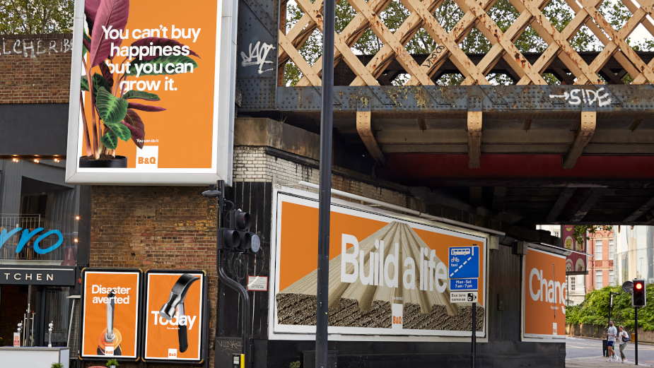 'Build a Life' Hits the Nail on the Head with Uncommon's OOH Addition to B&Q Campaign