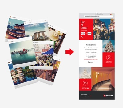 Qantas Launches 'Out of Office Travelogue' via The Monkeys