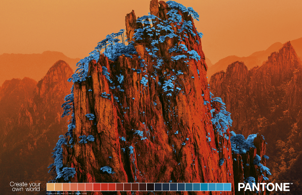 Pantone Twists Colours to Create Stunning Other-Worldly Landscapes 