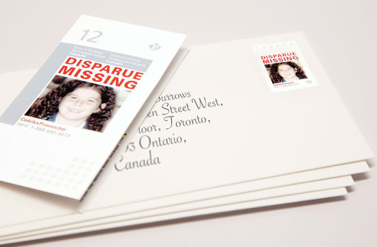 Lowe Roche Create Missing Kids Stamps
