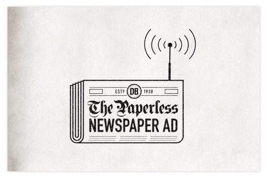 DB Export Releases The “Paperless Newspaper Ad”