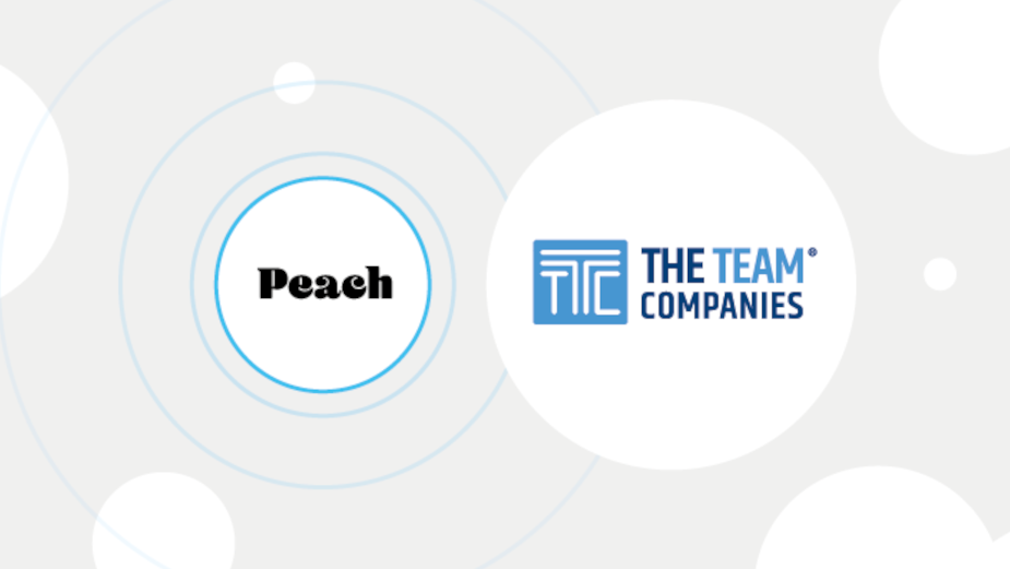 Peach Announces Global Alliance with The TEAM Companies