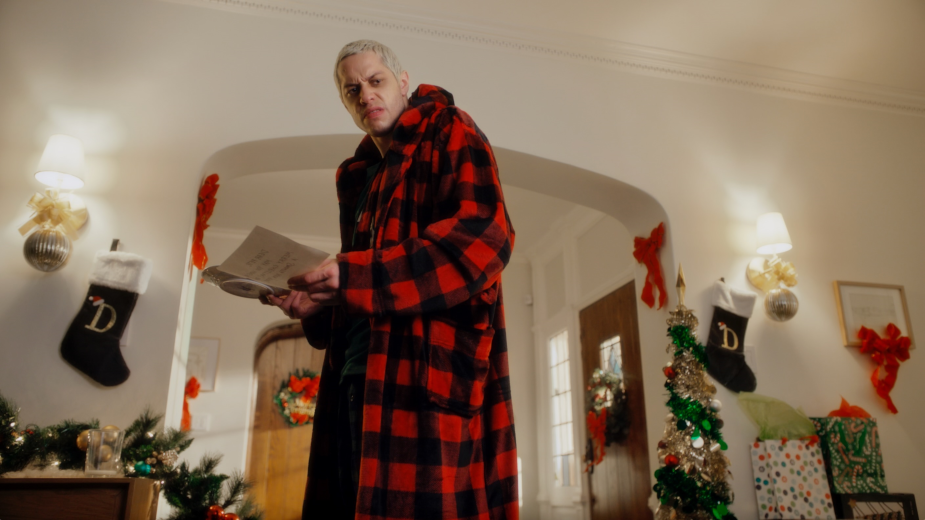 Santa Takes Pete Davidson's New Shaver for a Spin in Holiday Spot from Manscaped