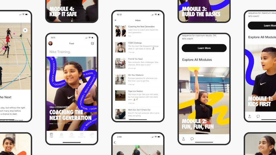 R/GA London Launches Nike and iCoachKids Content Collaboration for Nike Training Club App
