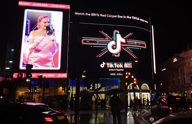 TikTok Celebrates the BRITs with Immersive Projections and Live Streams Across London