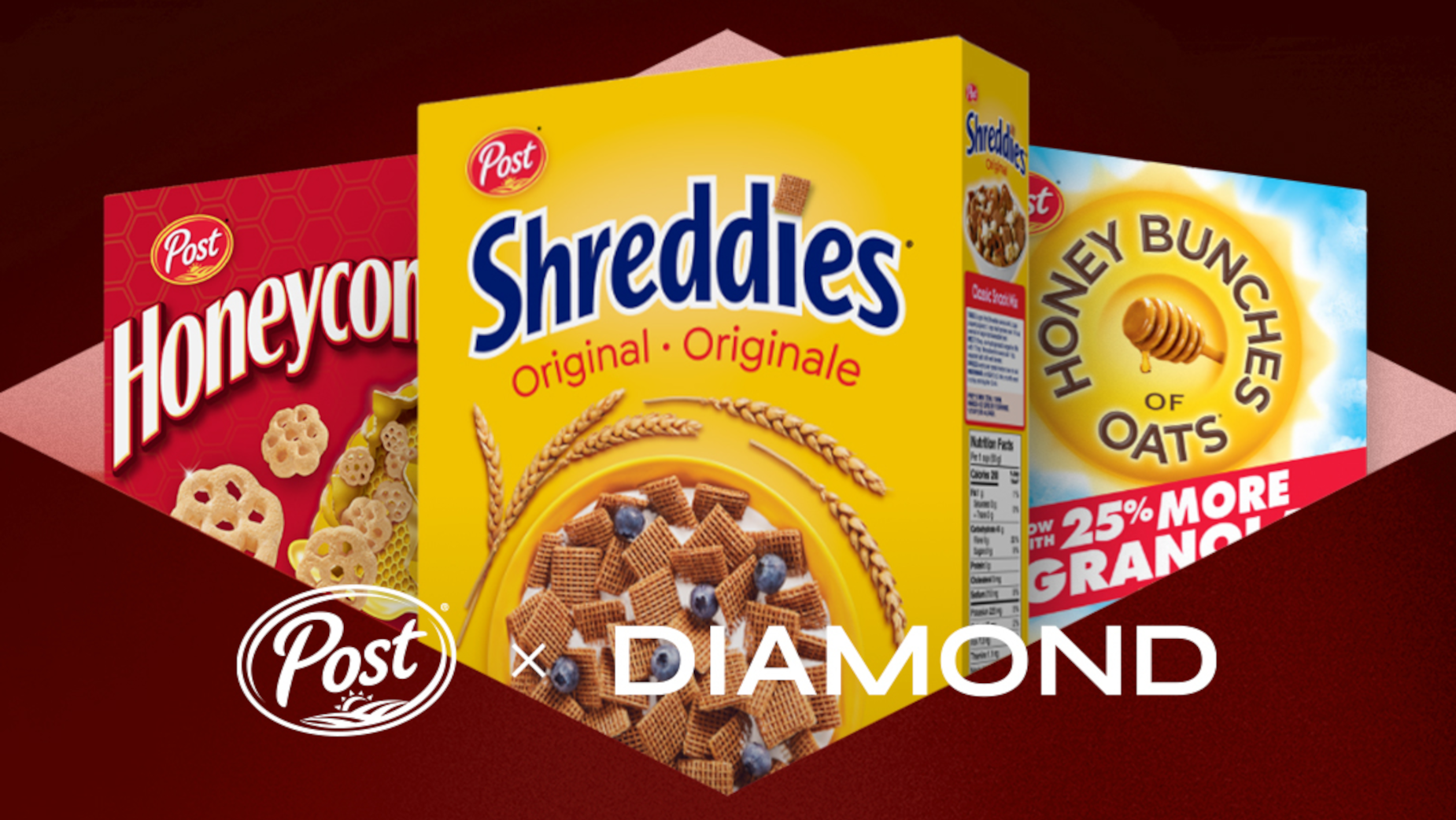 “Diamond Enters the Cereal Market with a Win from Post Consumer Brands”