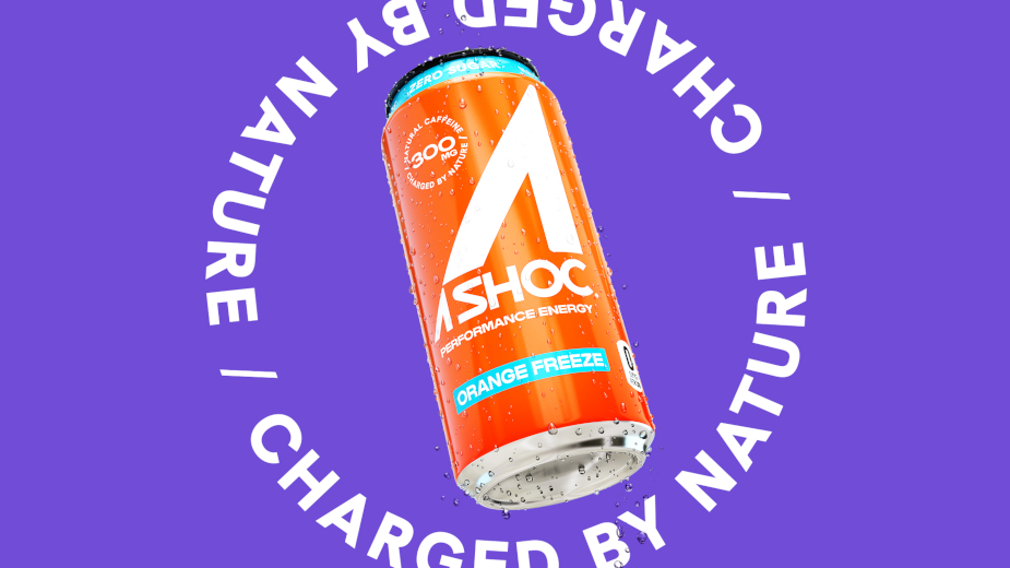 Energy Drink A SHOC Shakes Up the Category with Charged by Nature Campaign, Brand Identity and Design