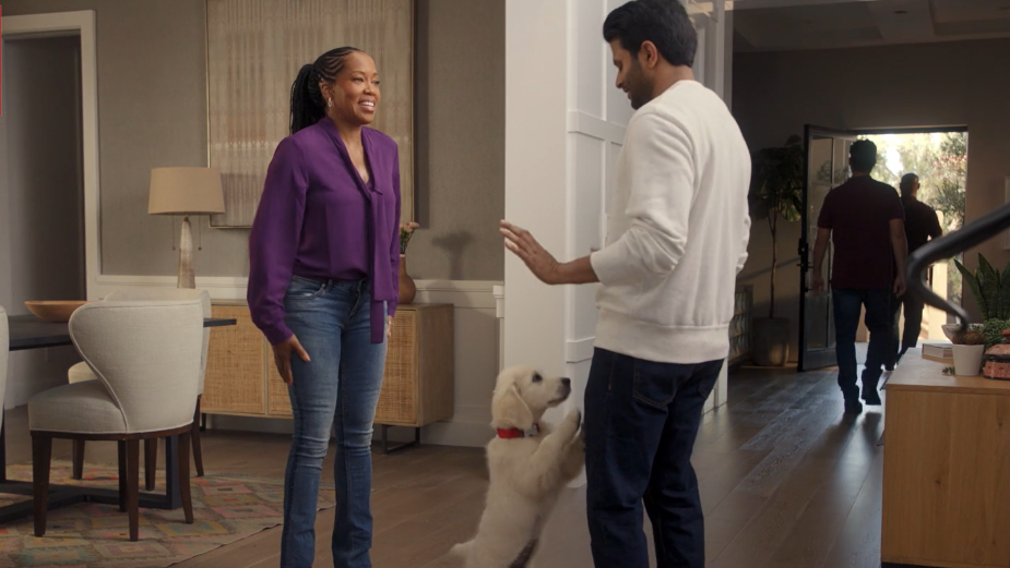 Actress Regina King's Puppy Gets Her Real Life Ready for Wells Fargo's