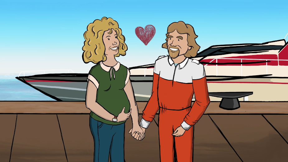 Richard Branson Travels from New York to the Isles of Scilly in Third Animated Short