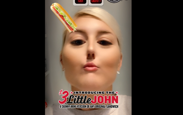 Jimmy John's and Snapchat Gobble Up the Subs With Interactive Snapchat Lens