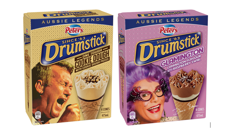 Dame Edna Meets Barnsey in Fun New Drumstick #YouLittleLegend Campaign