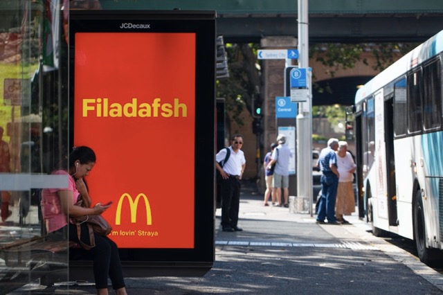 Macca's and DDB Sydney Speak 'Strayan' in New Outdoor Campaign
