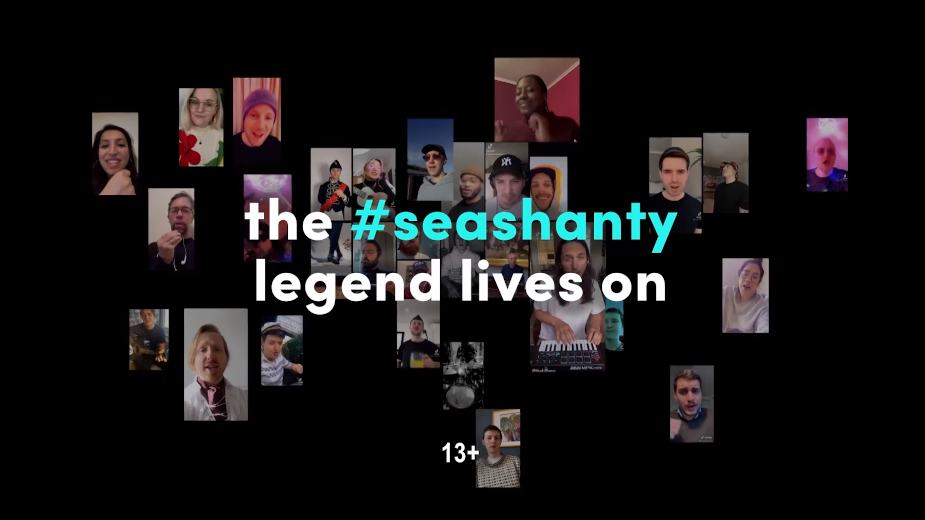 TikTok's #SeaShanty Spot Celebrates Online Creators of 2021